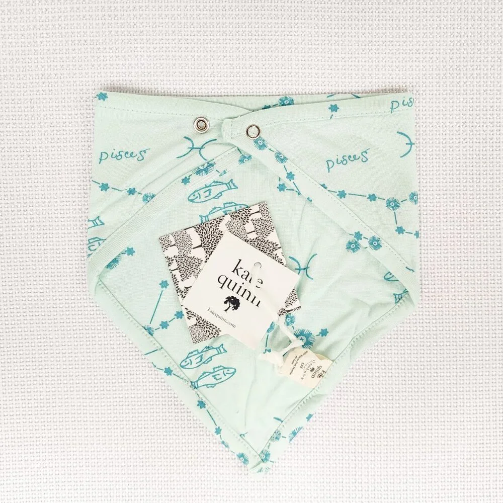 Kate Quinn Bandana Bib Pisces New Astrology Constellation Bamboo
